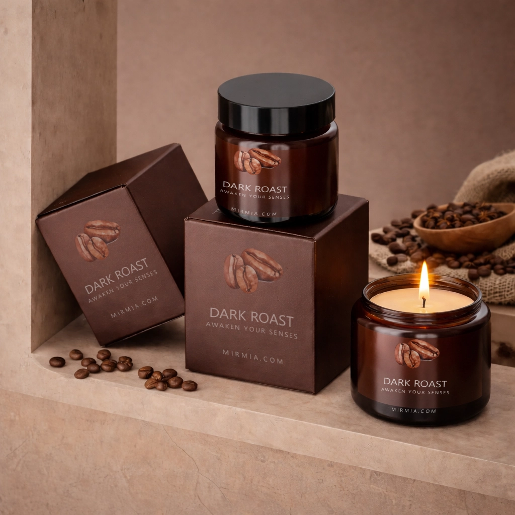 MirMia Midnight Coffee Gourmet Scented Candle